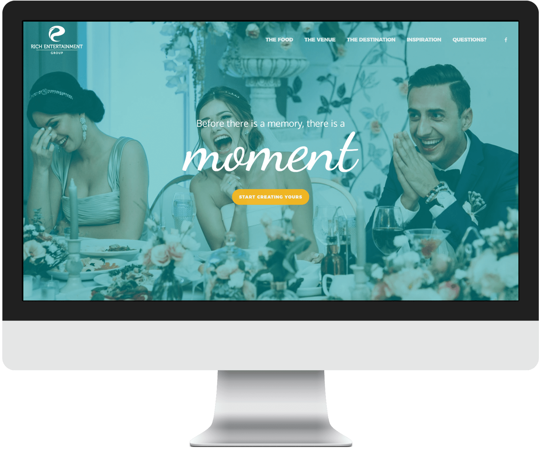 Make Your Moment website homepage