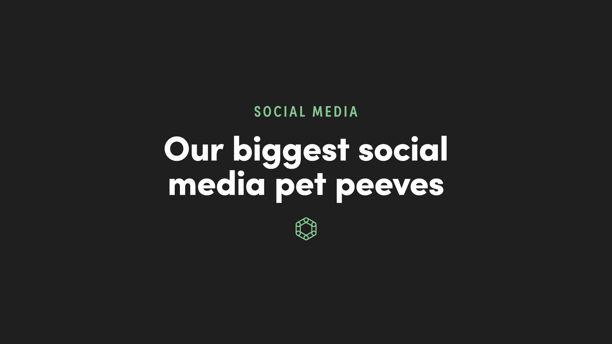 Our biggest social media pet peeves Parkway Digital
