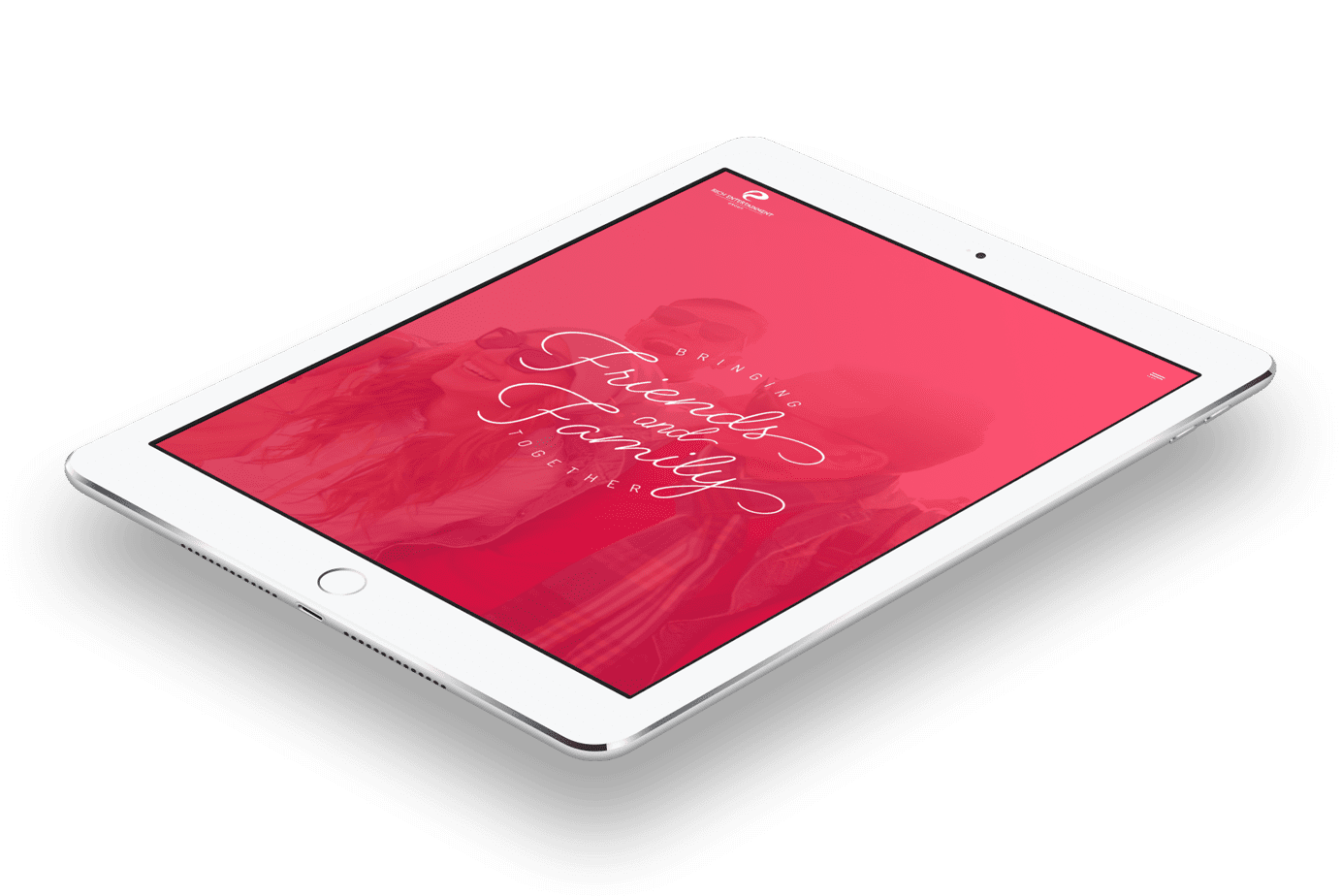 Rich Entertainment Group responsive design tablet display